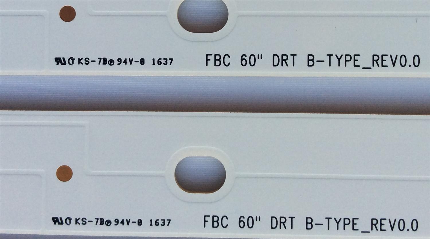 KIT DE LED PARA TV / VIZIO S600DH3-2 / FCB 60" DRT A-TYPE_REV0.1 / MODELO D60n-E3 LFTRVQAS  - Imagen 2